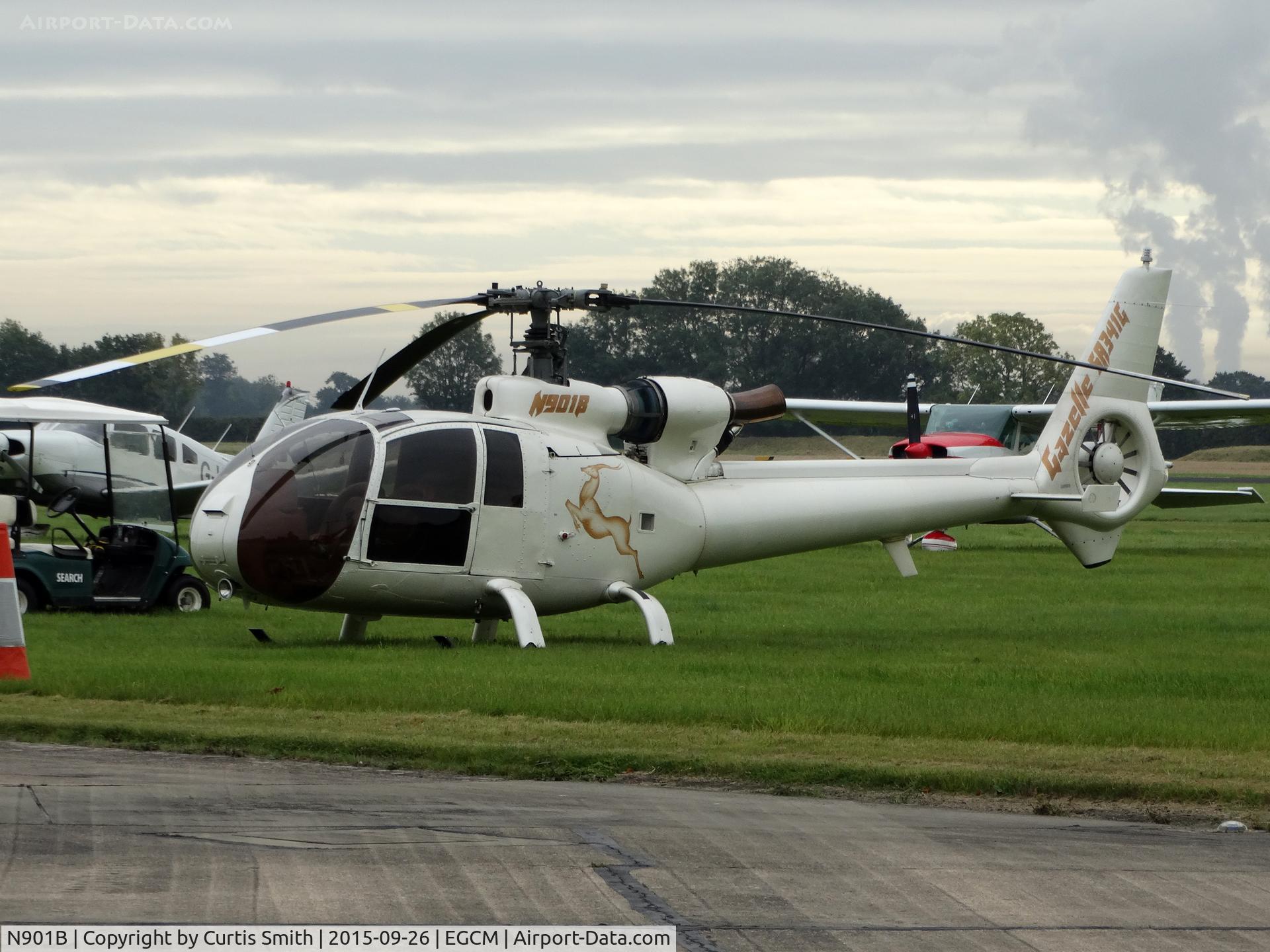 N901B, 1977 Aerospatiale SA-341G Gazelle C/N 1410, Aerospatiale Gazelle seen at RAF Church Fenton, Leeds.