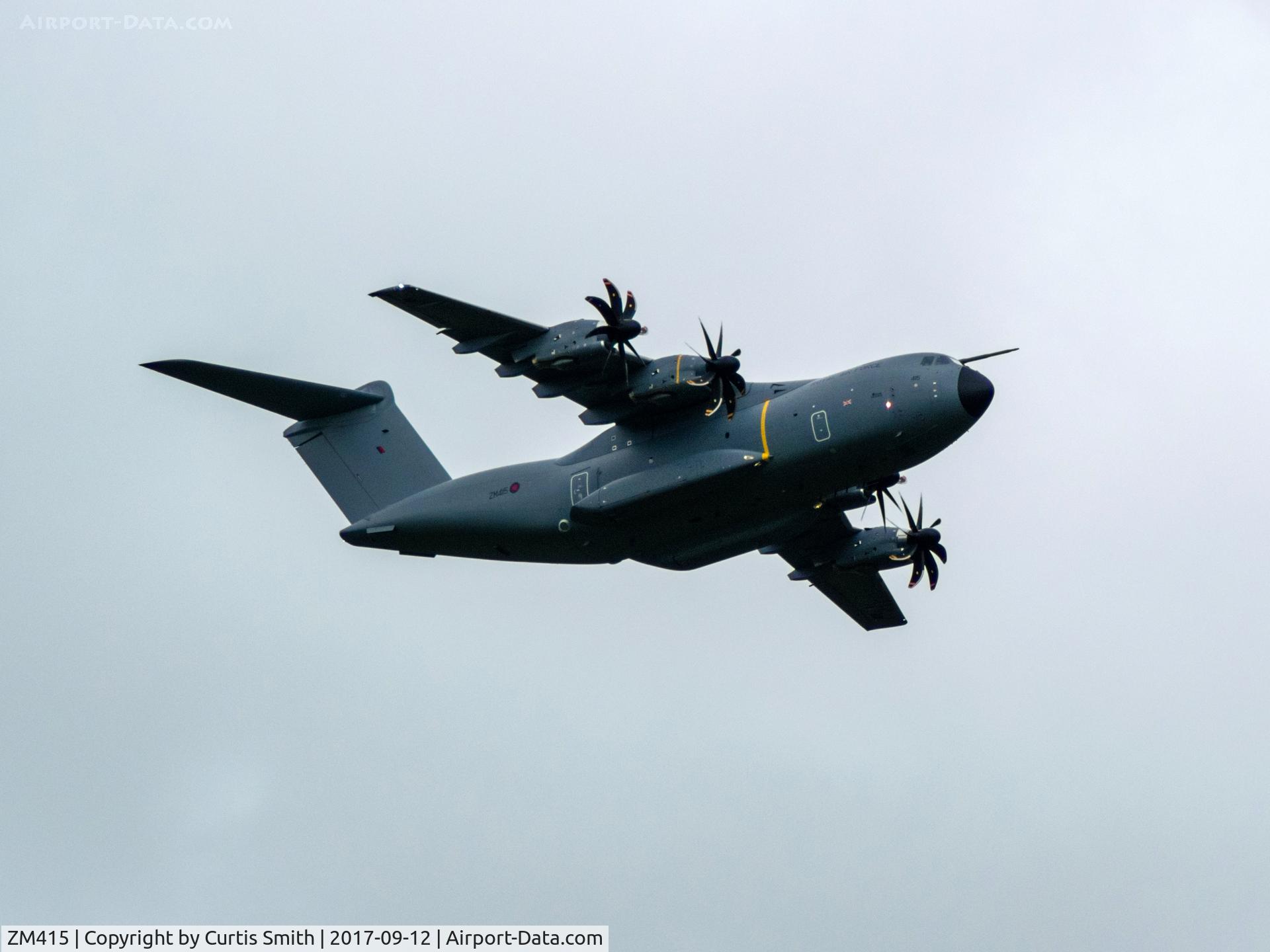 ZM415, 2016 Airbus A400M-180 Atlas C.1 C/N 052, Airbus A400M seen from the Mach Loop, Wales.