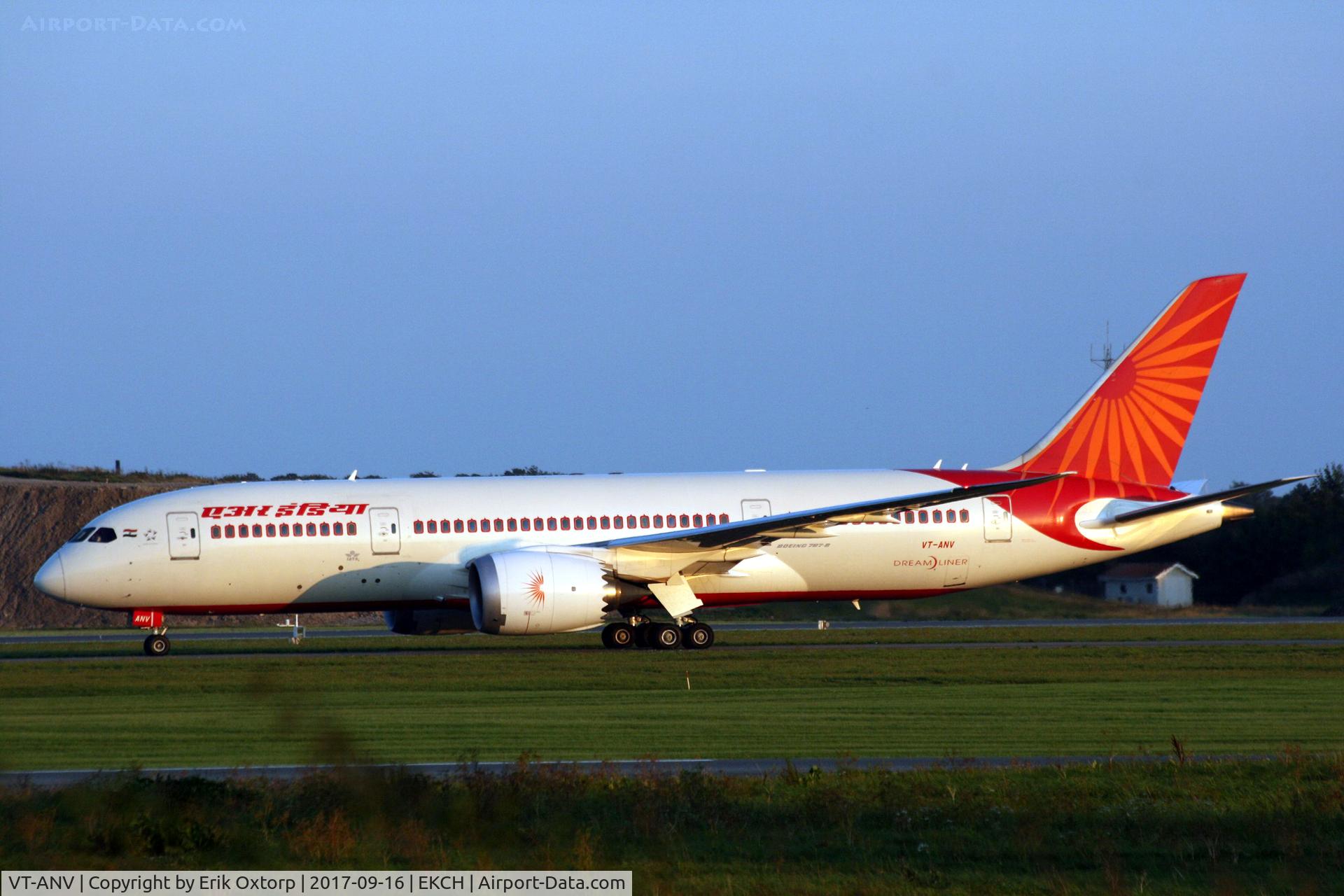 VT-ANV, 2015 Boeing 787-8 Dreamliner Dreamliner C/N 36293, VT-ANV on the taxiway