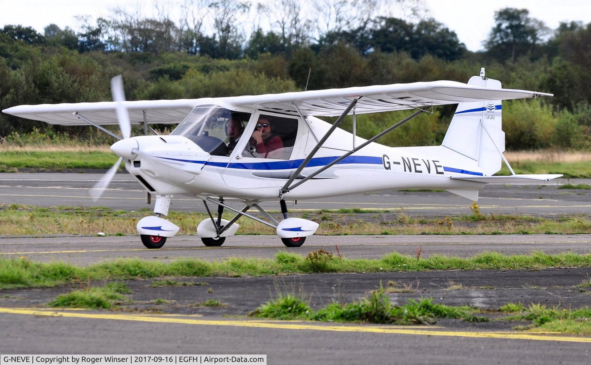 G-NEVE, 2016 Comco Ikarus C42 FB100 C/N 1608-7465, Resident Ikarus C.42 aircraft.