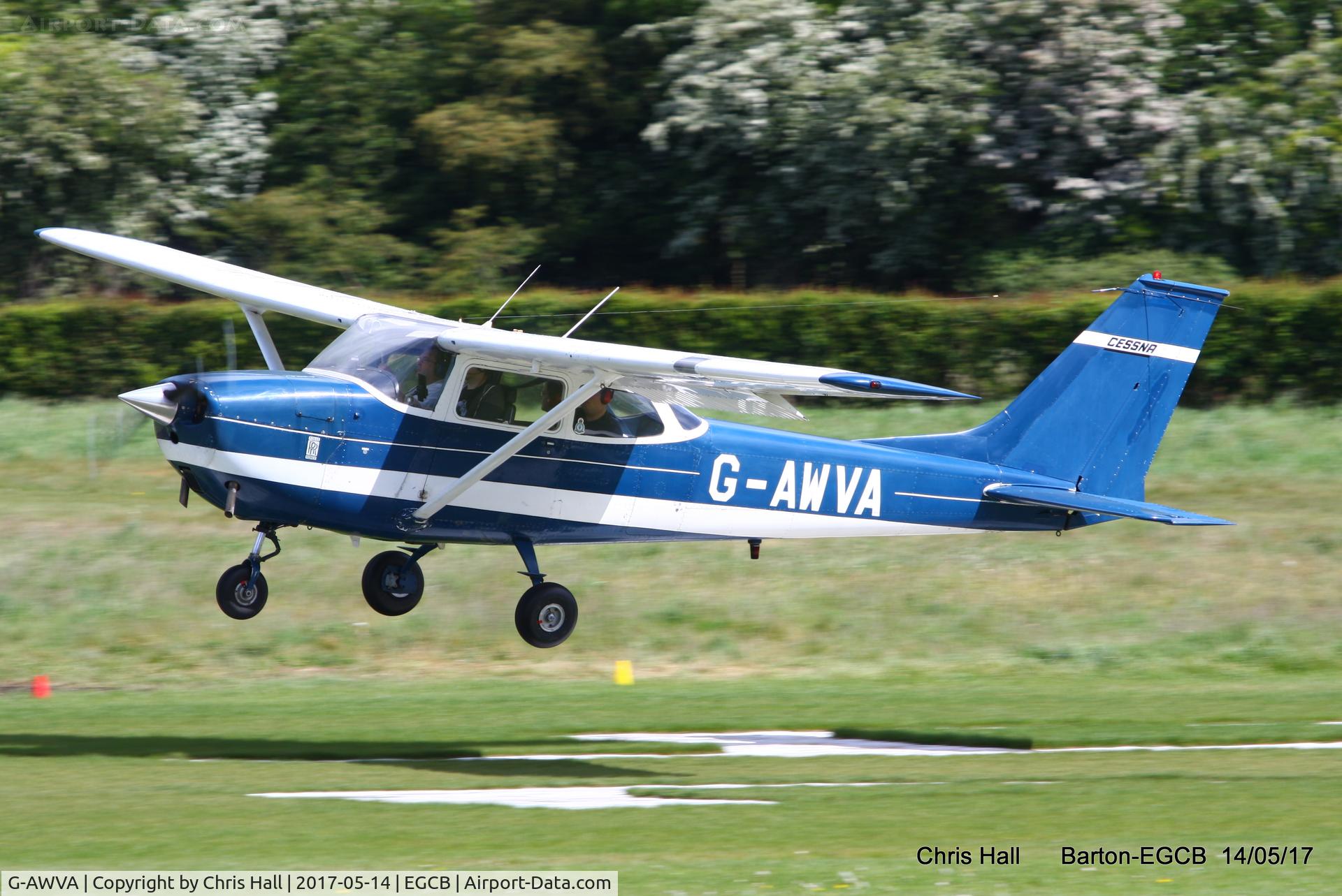 G-AWVA, 1968 Reims F172H Skyhawk C/N 0597, at Barton