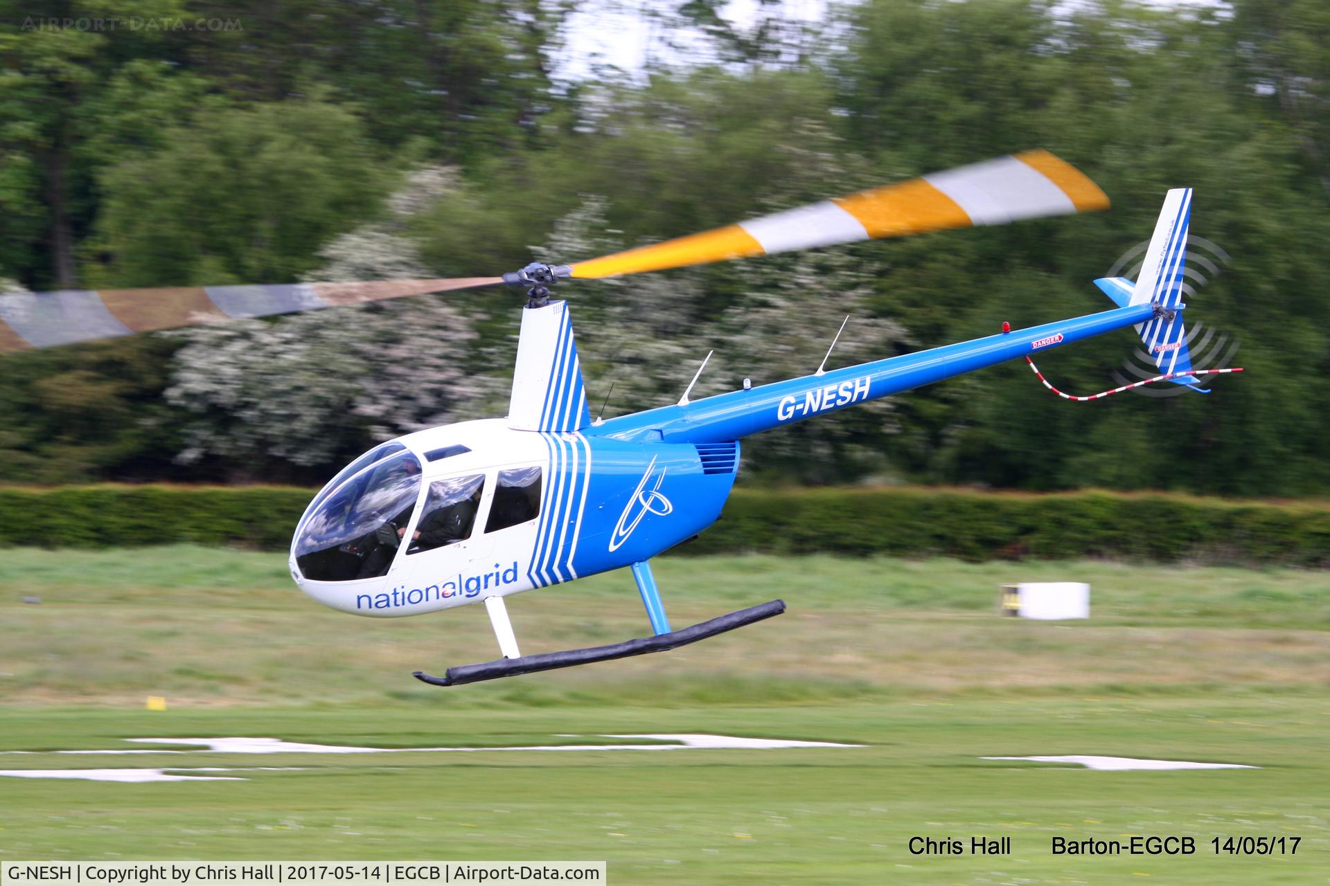 G-NESH, 2007 Robinson R44 Clipper II C/N 11609, at Barton