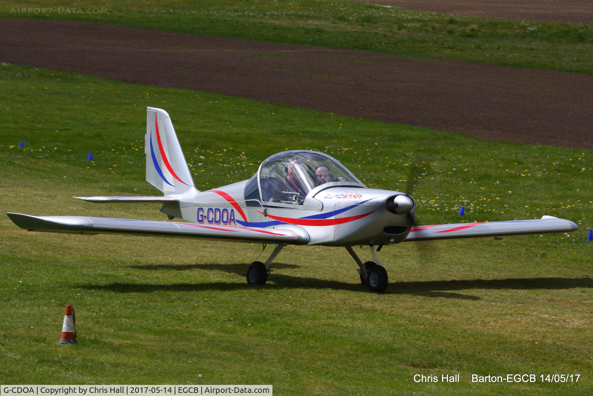 G-CDOA, 2005 Evektor-Aerotechnik EV-97 Teameurostar UK C/N 2506, at Barton