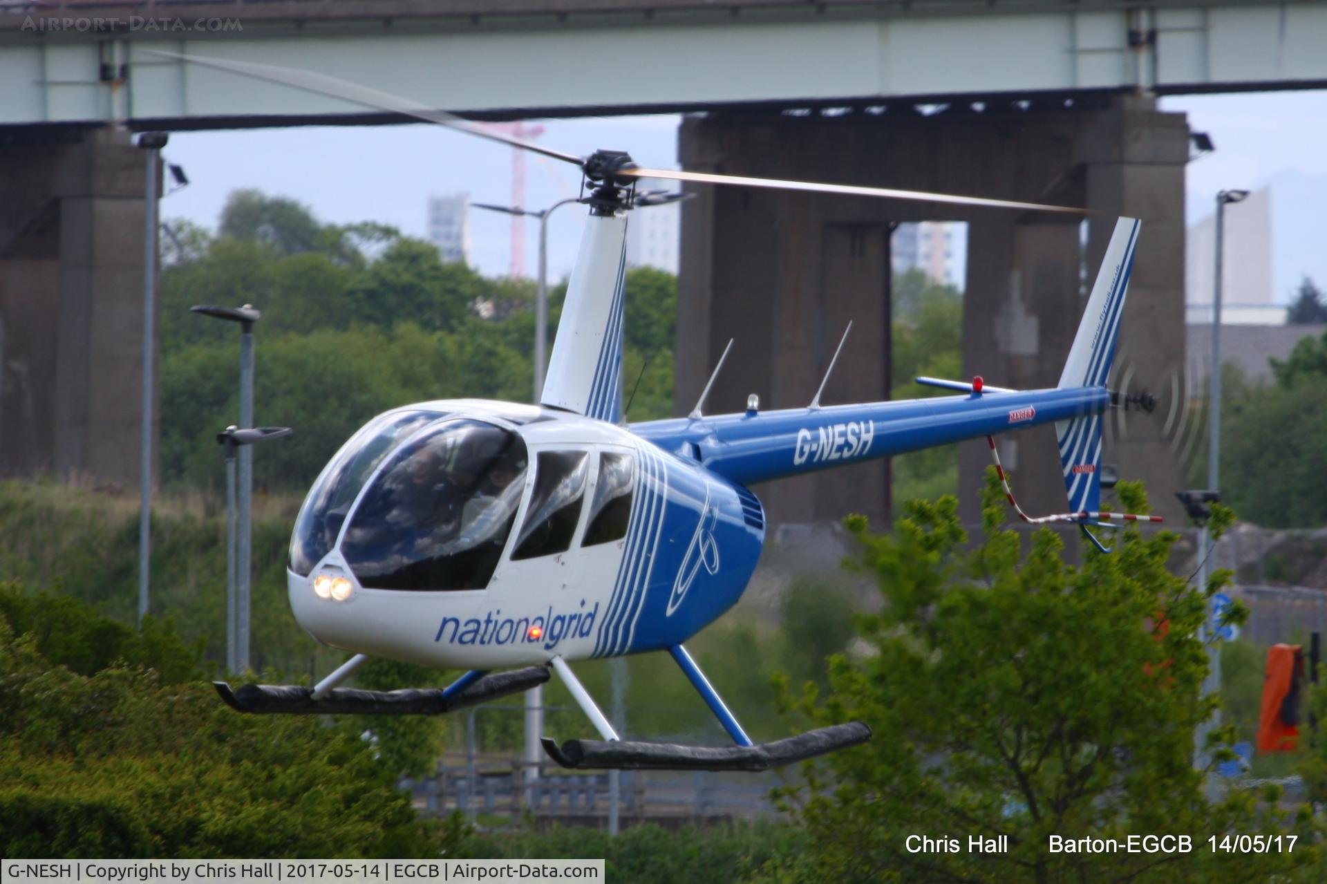 G-NESH, 2007 Robinson R44 Clipper II C/N 11609, at Barton
