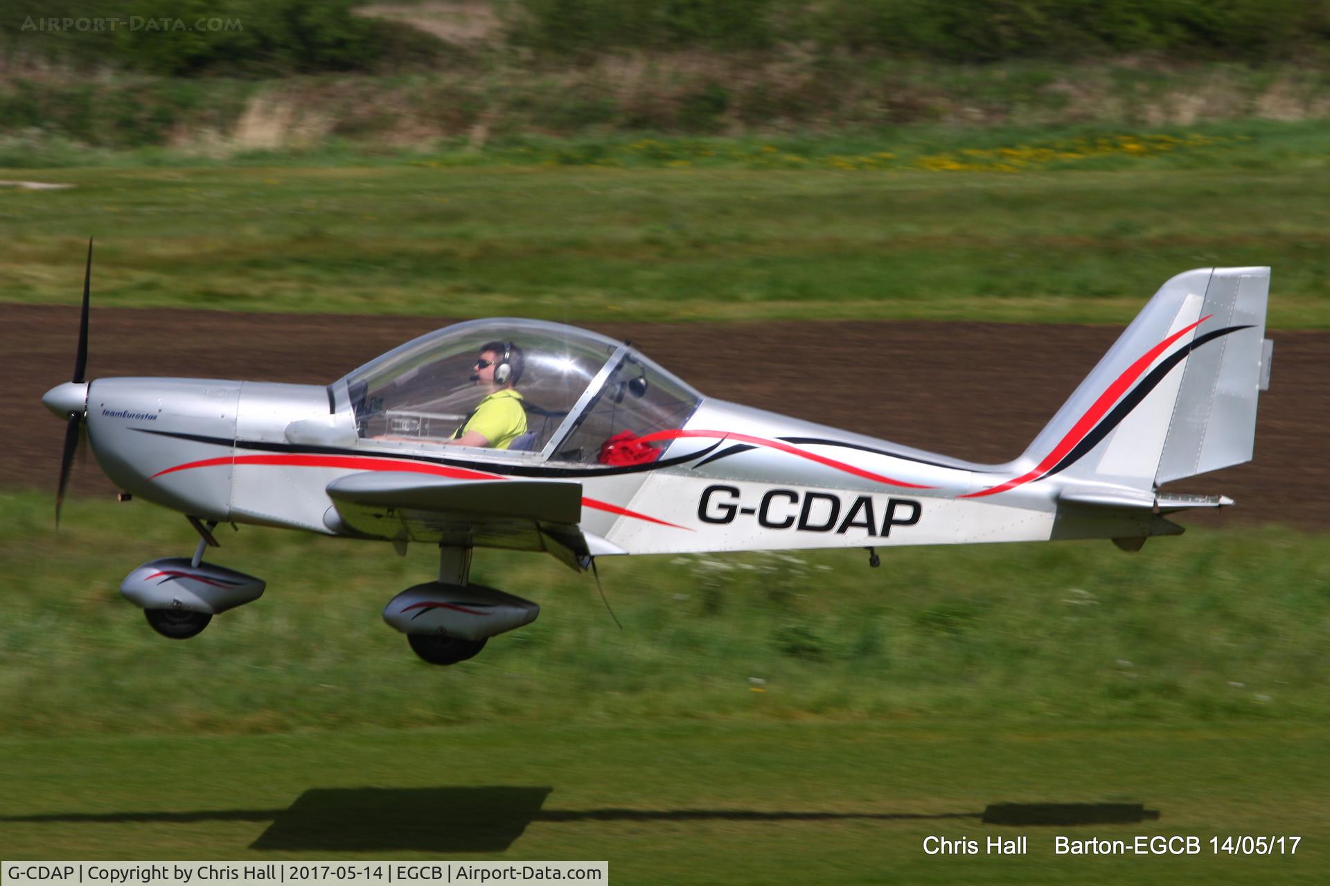 G-CDAP, 2004 Aerotechnik EV-97 TeamEurostar UK C/N 2114, at Barton