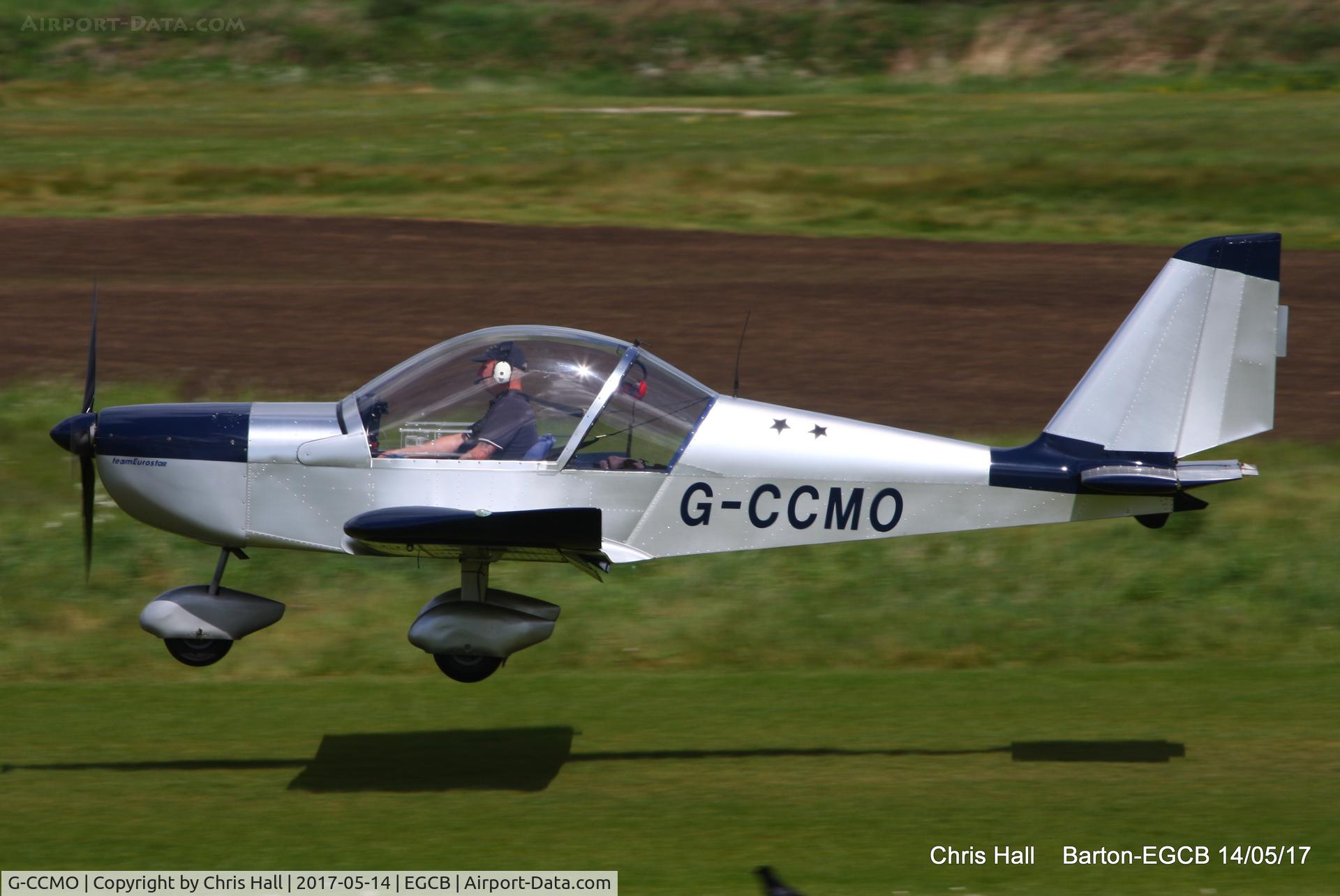 G-CCMO, 2003 Aerotechnik EV-97A Eurostar C/N PFA 315-14155, at Barton
