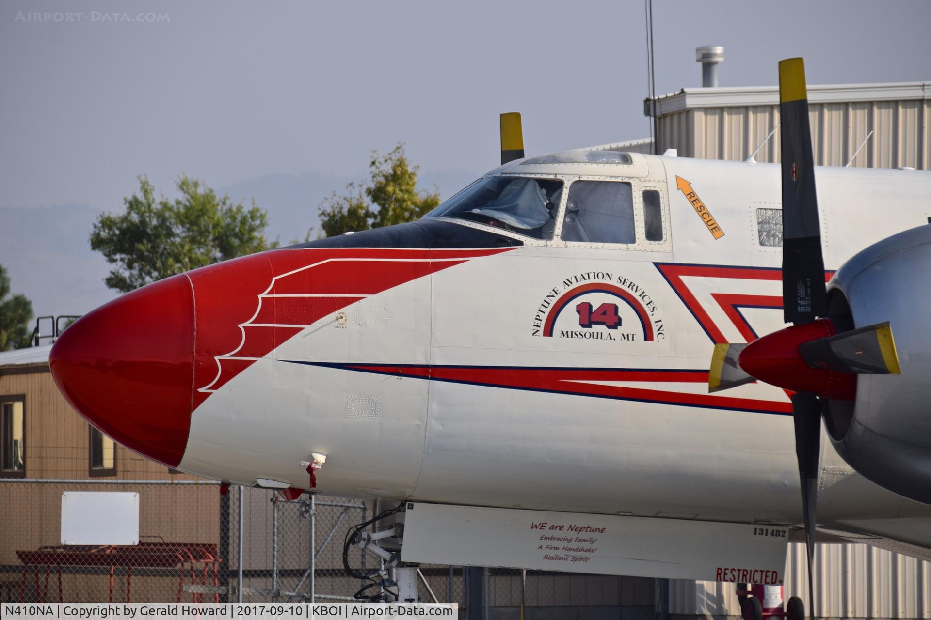 N410NA, 1954 Lockheed P2V-5F Neptune C/N 426-5363, Parked on the east NIFC ramp.