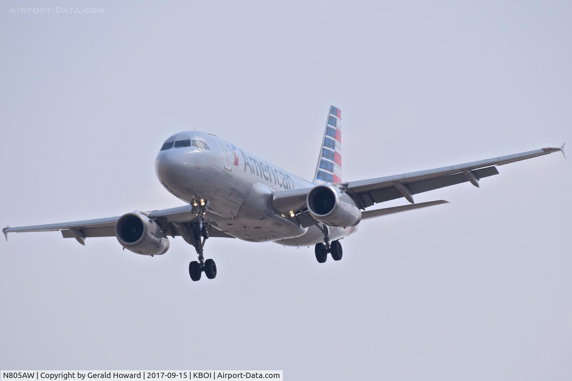 N805AW, 1999 Airbus A319-132 C/N 1049, On approach to RWY 28L.