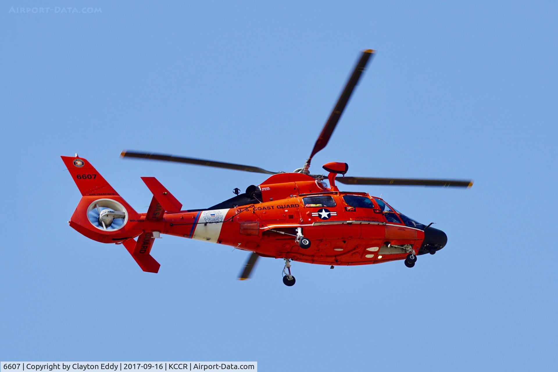 6607, Aerospatiale MH-65D Dolphin C/N 6804, Buchanan Field Concord California. 2017.