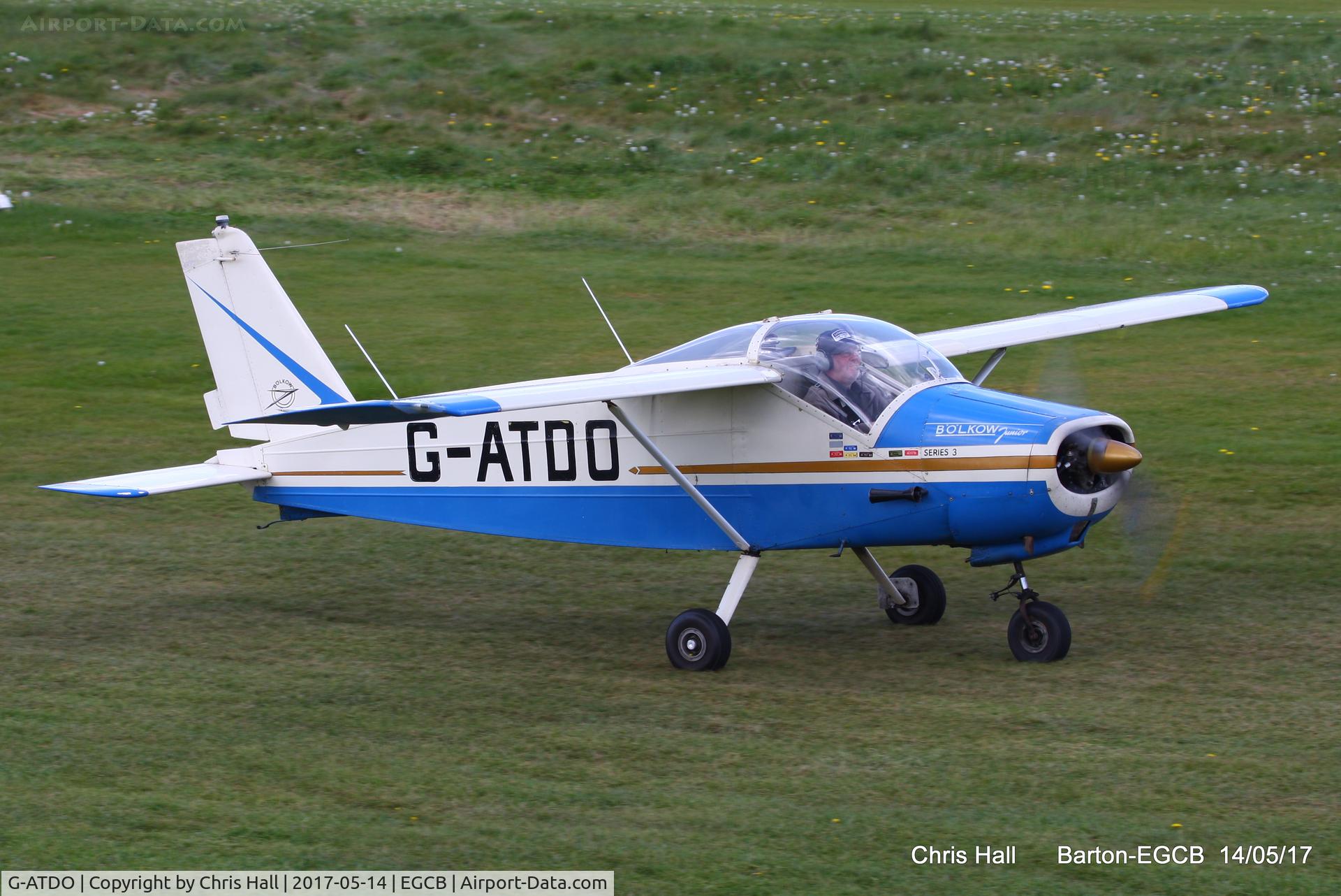 G-ATDO, 1965 Bolkow Bo-208C Junior C/N 576, at Barton
