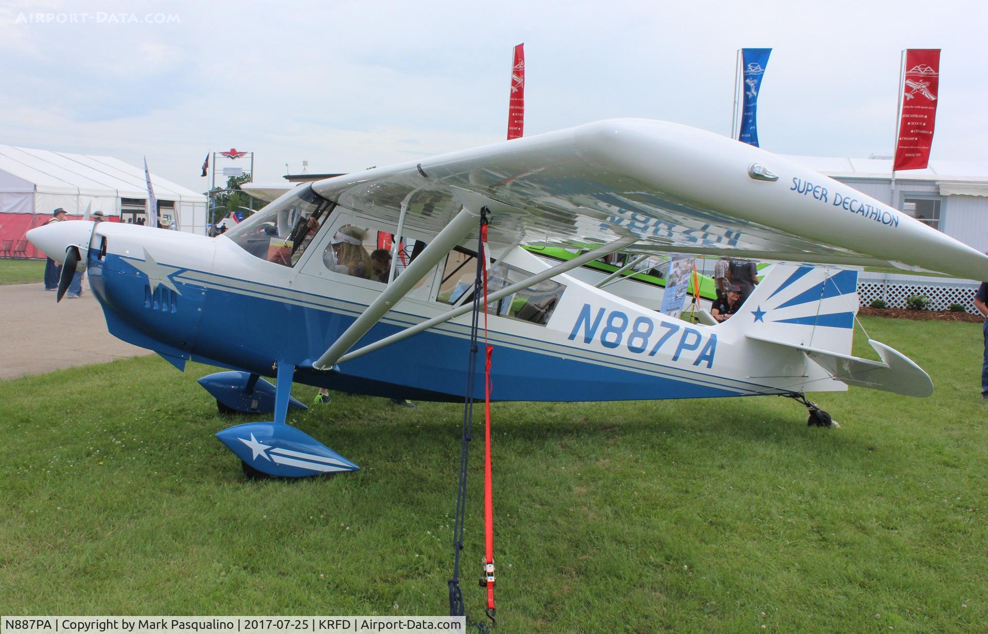 N887PA, 2016 Champion 8KCAB C/N 1162-2016, American Champion 8KCAB