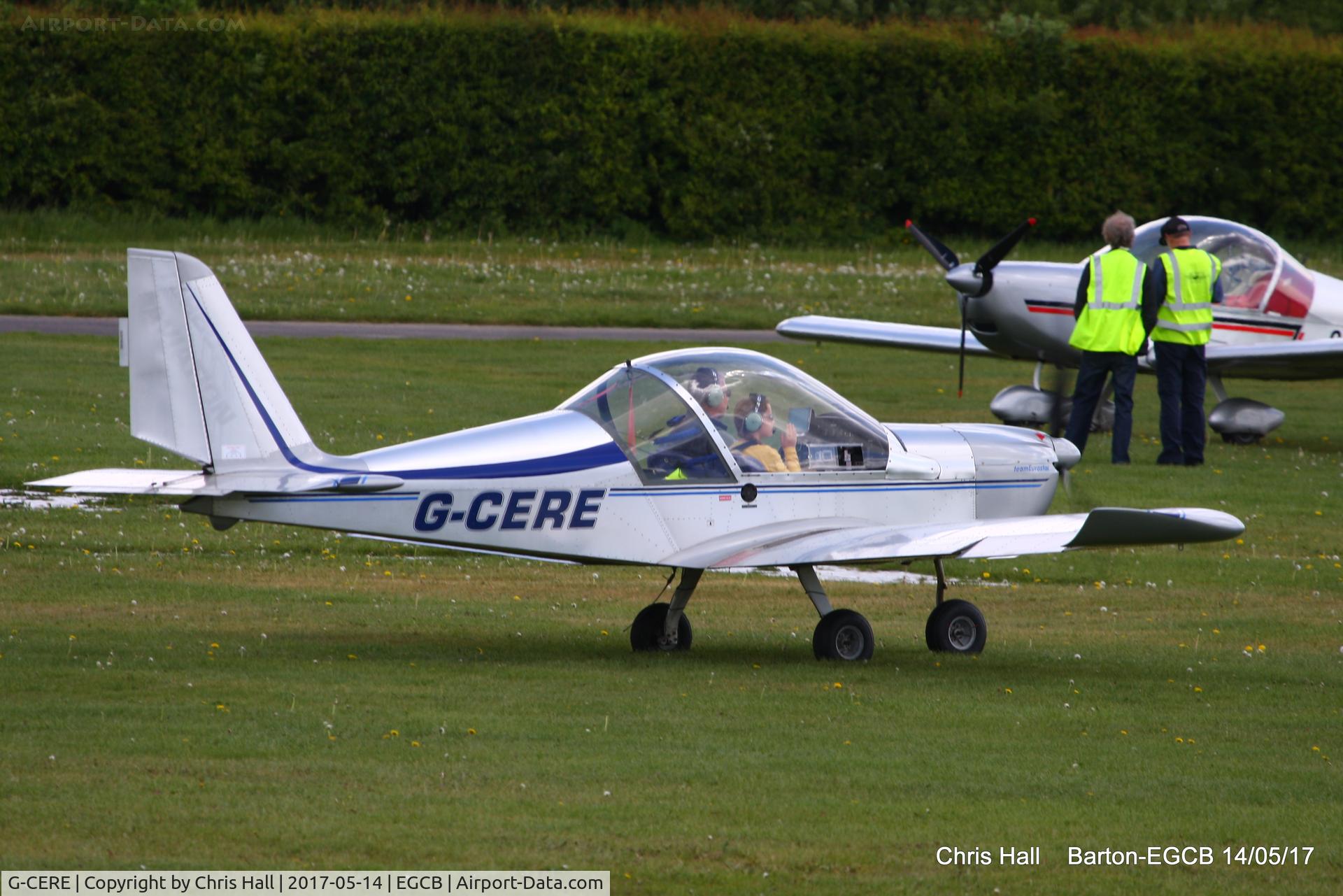 G-CERE, 2007 Cosmik EV-97 TeamEurostar UK C/N 2931, at Barton