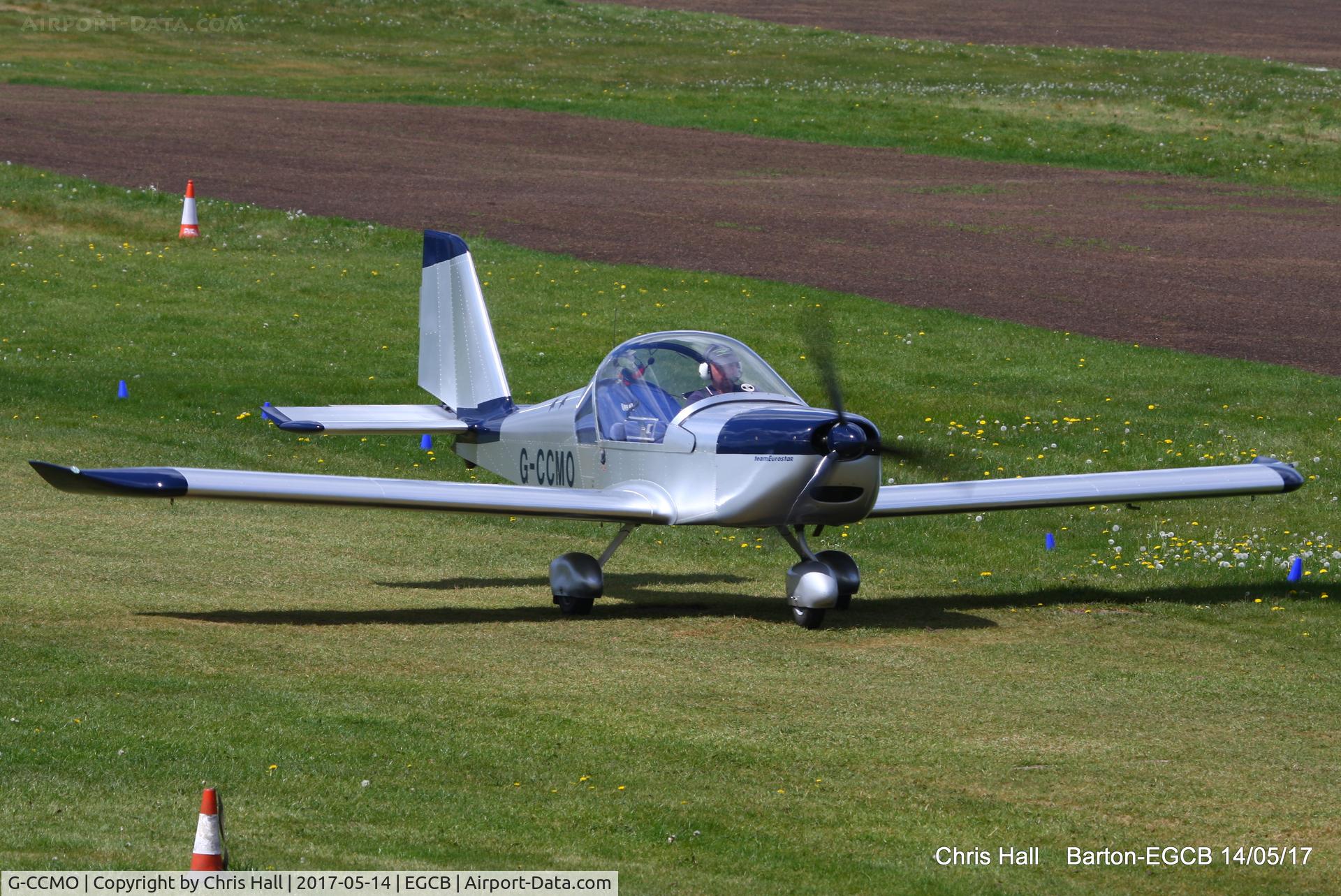 G-CCMO, 2003 Aerotechnik EV-97A Eurostar C/N PFA 315-14155, at Barton