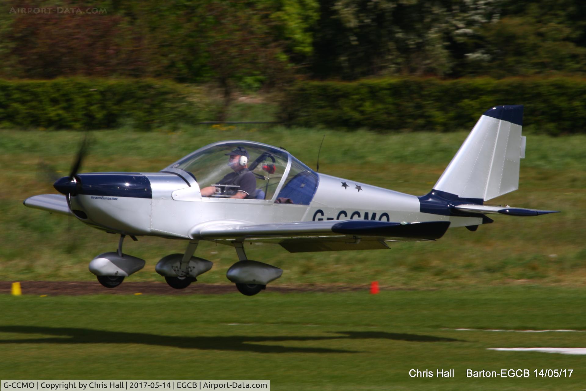 G-CCMO, 2003 Aerotechnik EV-97A Eurostar C/N PFA 315-14155, at Barton