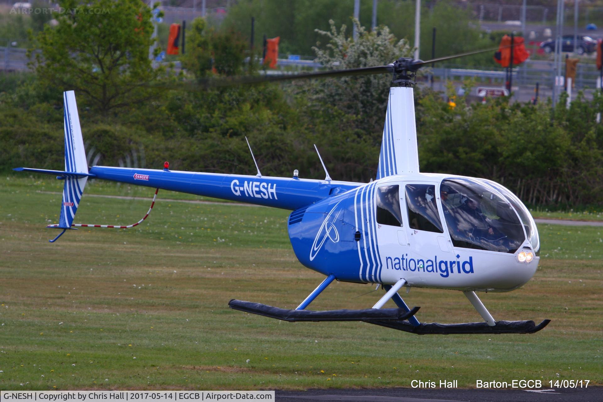 G-NESH, 2007 Robinson R44 Clipper II C/N 11609, at Barton
