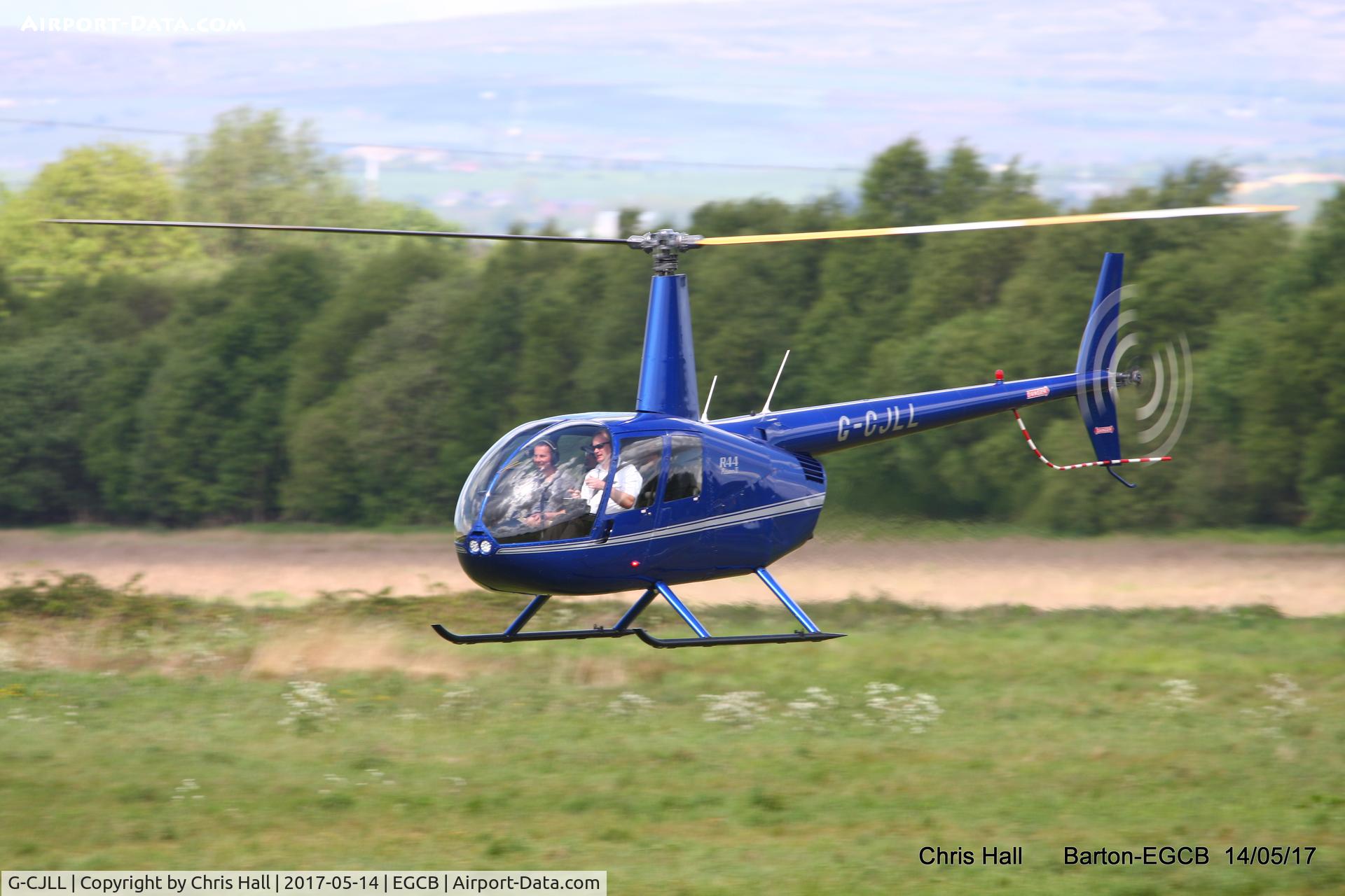 G-CJLL, 2007 Robinson R44 Raven II C/N 11588, at Barton