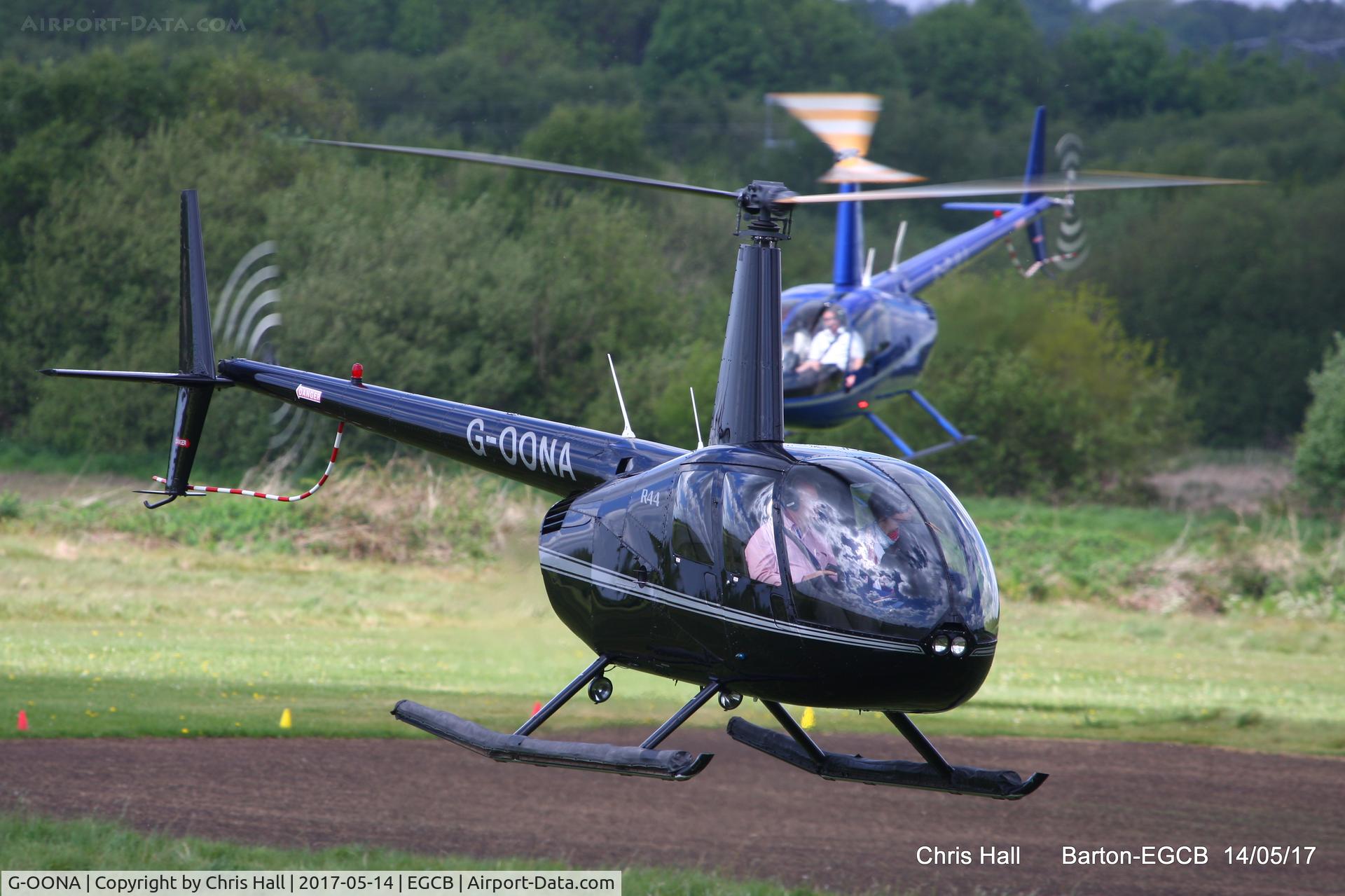 G-OONA, 2005 Robinson R44 Clipper II C/N 10907, at Barton