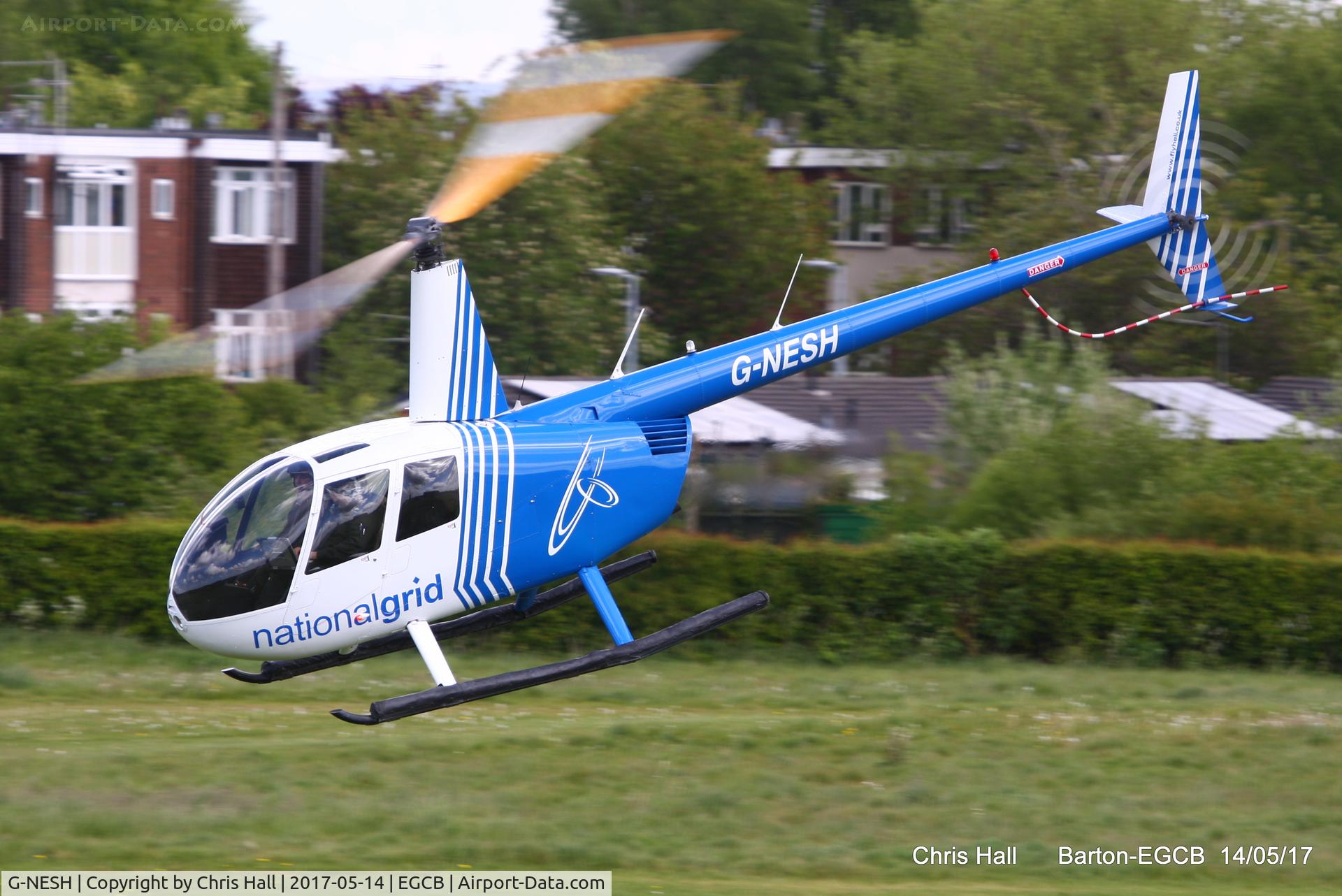 G-NESH, 2007 Robinson R44 Clipper II C/N 11609, at Barton