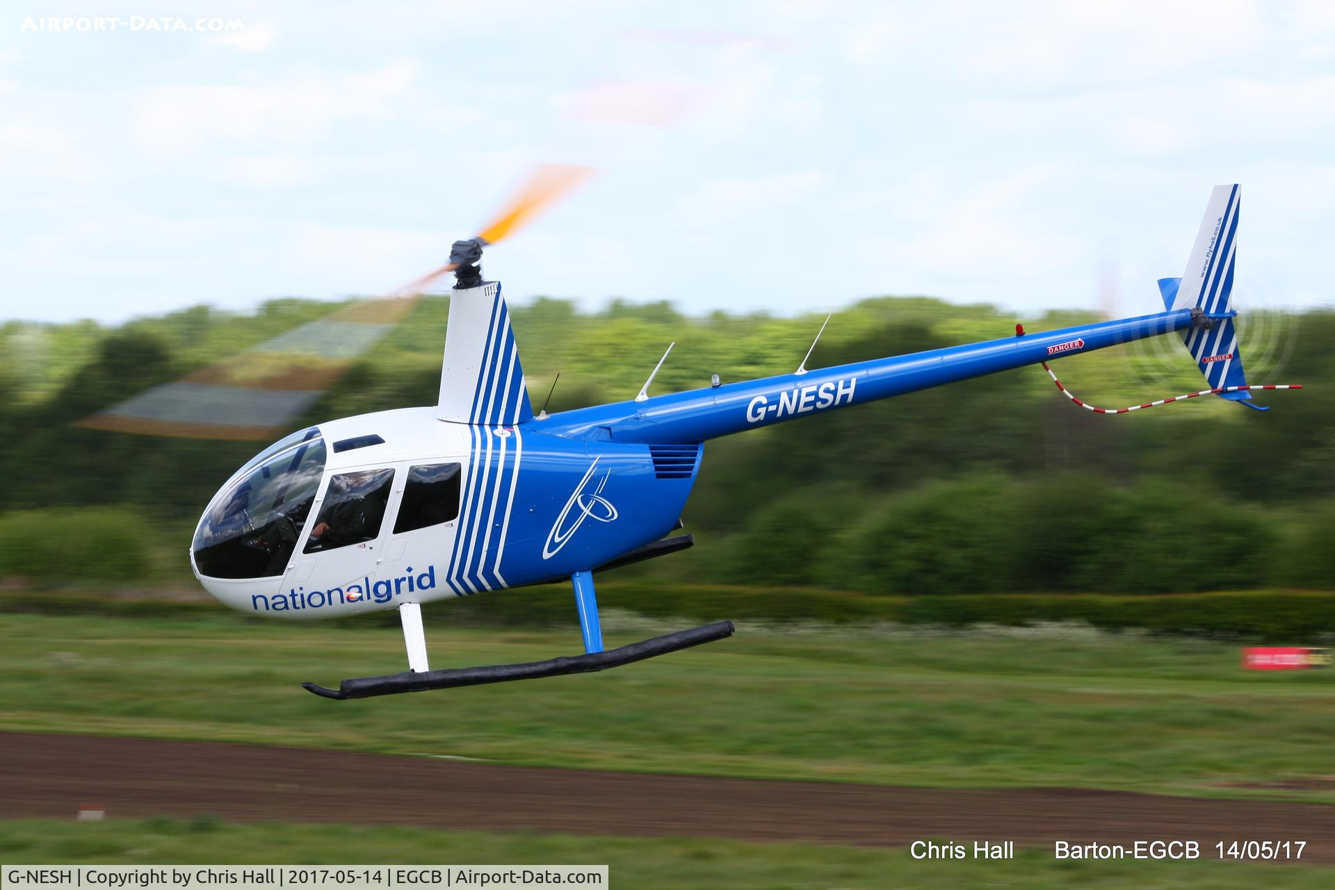 G-NESH, 2007 Robinson R44 Clipper II C/N 11609, at Barton