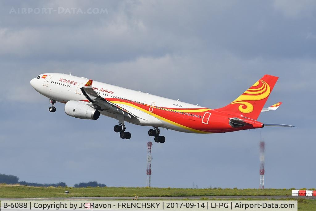 B-6088, 2008 Airbus A330-243 C/N 906, Hainan Airlines HU7908 take off to Xi'an (XIY)