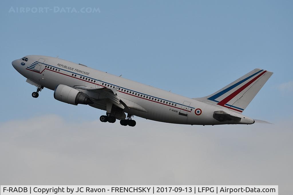 F-RADB, 1987 Airbus A310-304 C/N 422, French Air Force take off to........?