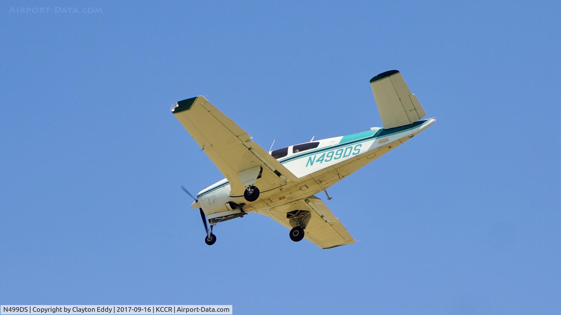 N499DS, 1967 Beech V35 Bonanza C/N D-8316, Buchanan Field Concord California. 2017.