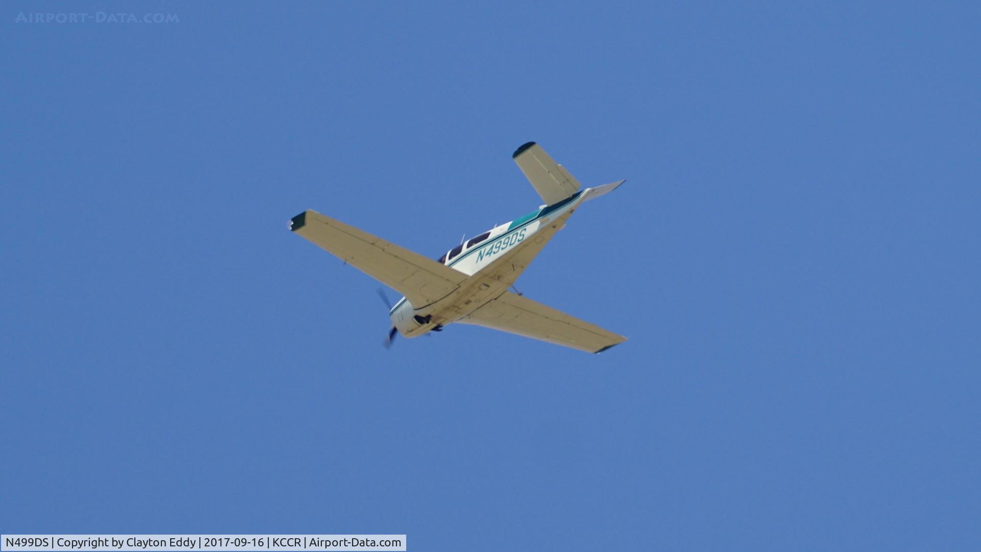 N499DS, 1967 Beech V35 Bonanza C/N D-8316, Buchanan Field Concord California. 2017.