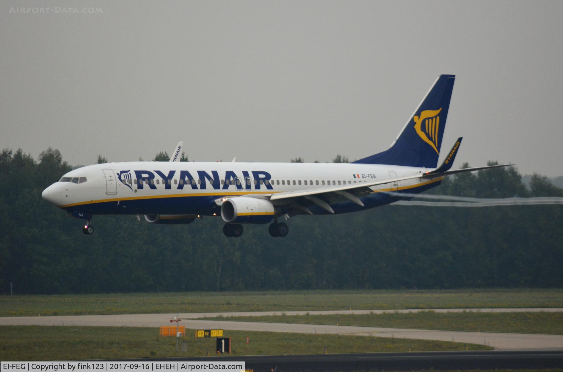 EI-FEG, 2014 Boeing 737-8AS C/N 44688, RYANAIR LANDING
