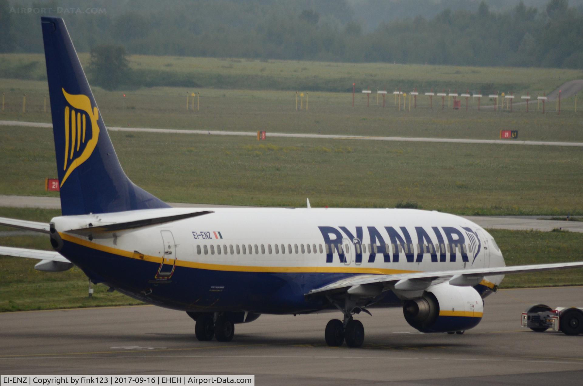EI-ENZ, 2011 Boeing 737-8AS C/N 40308, RYANAIR 737