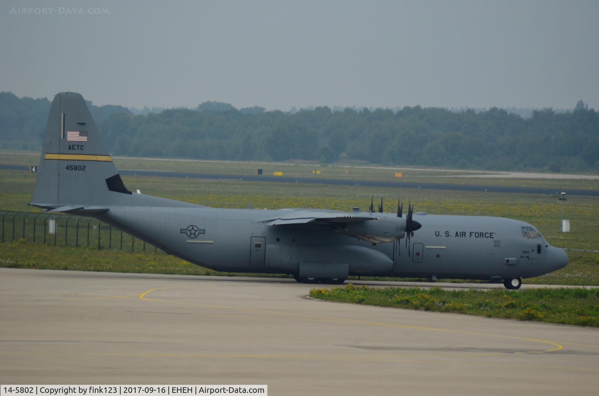 14-5802, Lockheed Martin C-130J-30 Super Hercules C/N 382-5802, USFA C130 AT EINDHOVEN