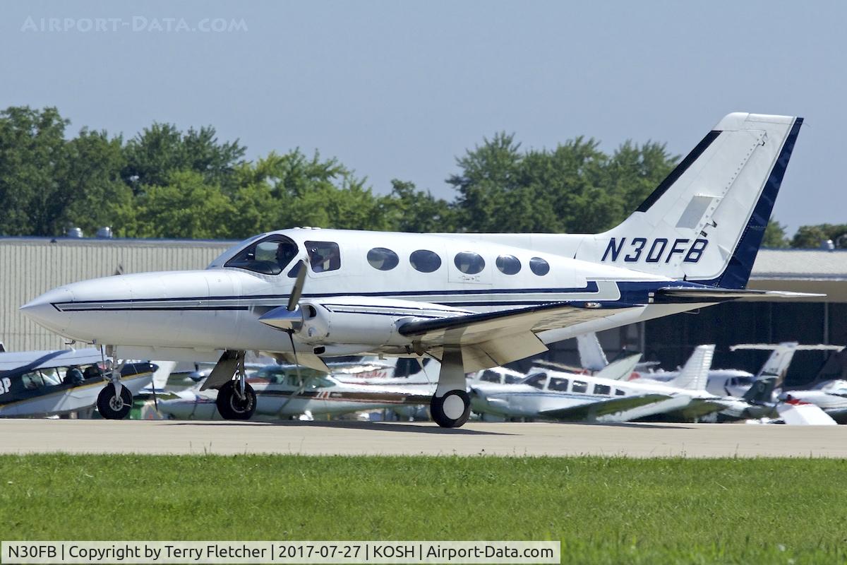 N30FB, 1978 Cessna 414A Chancellor C/N 414A0067, At 2017 EAA AirVenture at Oshkosh