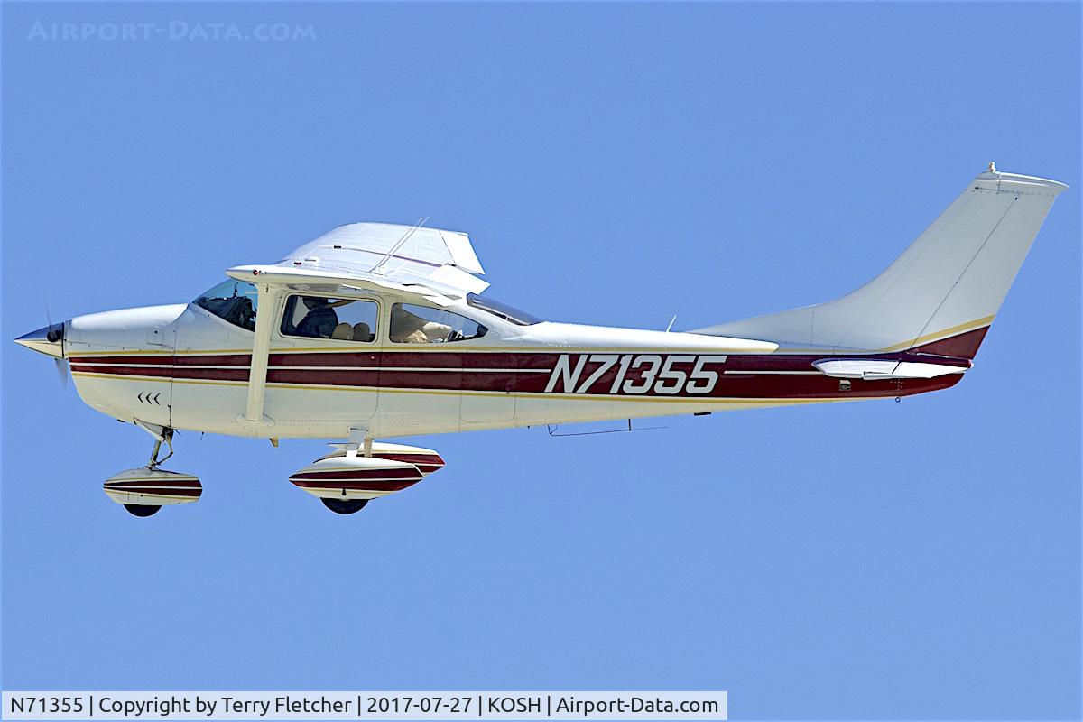 N71355, 1969 Cessna 182M Skylane C/N 18259590, At 2017 EAA AirVenture at Oshkosh
