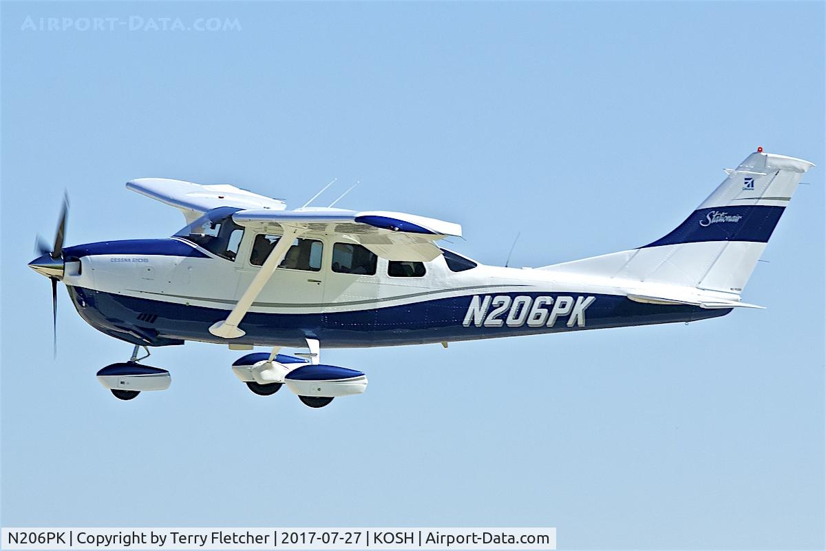 N206PK, 1978 Cessna U206G Stationair C/N U20604341, At 2017 EAA AirVenture at Oshkosh