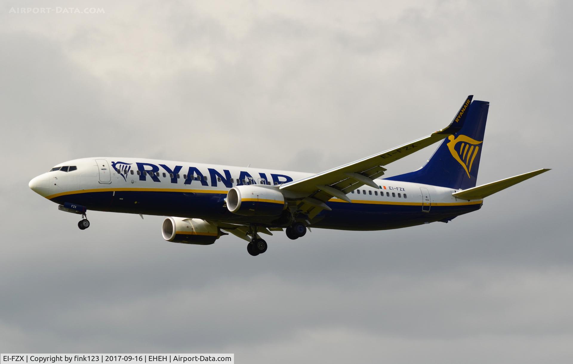 EI-FZX, 2017 Boeing 737-8AS C/N 44791, RYANAIR 737