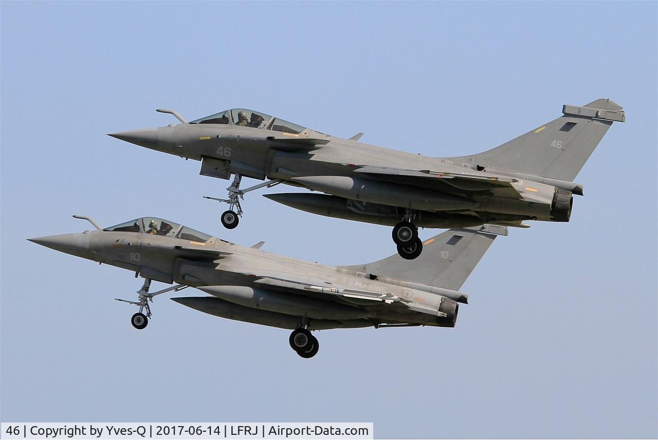 46, 2016 Dassault Rafale M C/N 46, Dassault Rafale M, Take off rwy 26, Landivisiau Naval Air Base (LFRJ) Tiger Meet 2017