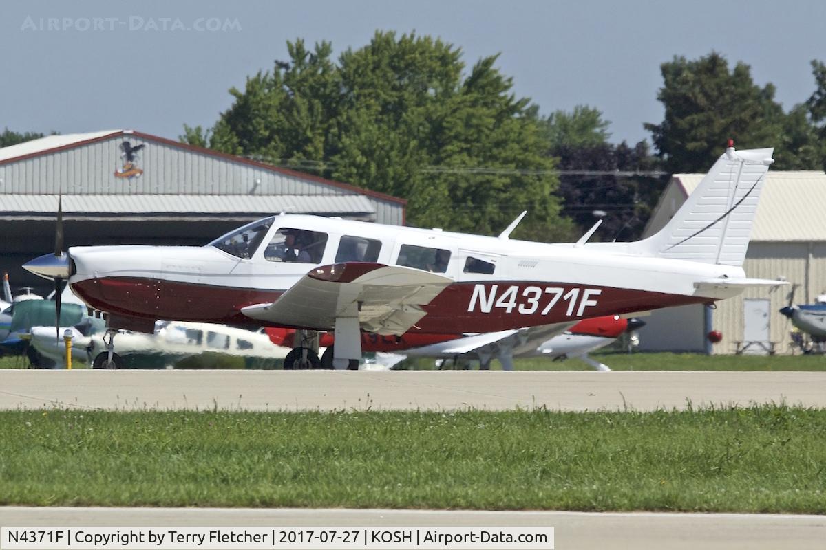 N4371F, 1976 Piper PA-32R-300 Cherokee Lance C/N 32R-7680443, At 2017 EAA AirVenture at Oshkosh
