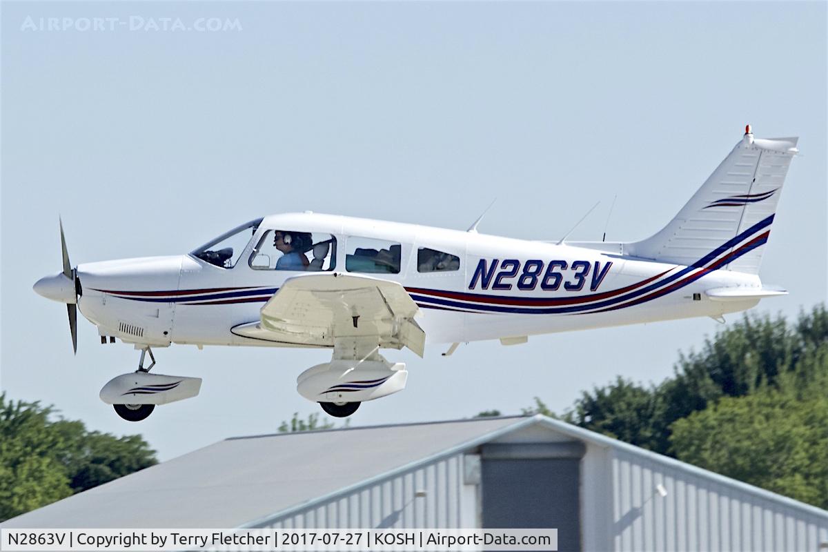 N2863V, 1979 Piper PA-28-181 Archer C/N 28-7990506, At 2017 EAA AirVenture at Oshkosh