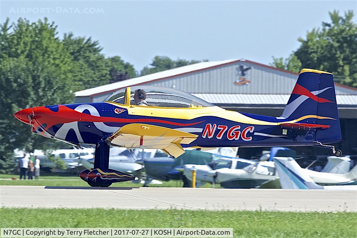 N7GC, 2003 Vans RV-8 C/N 80443, At 2017 EAA AirVenture at Oshkosh