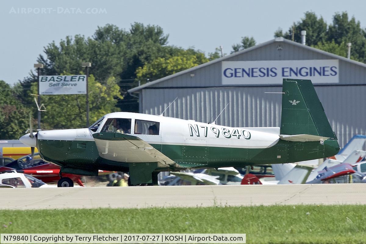 N79840, 1964 Mooney M20E C/N 504, At 2017 EAA AirVenture at Oshkosh