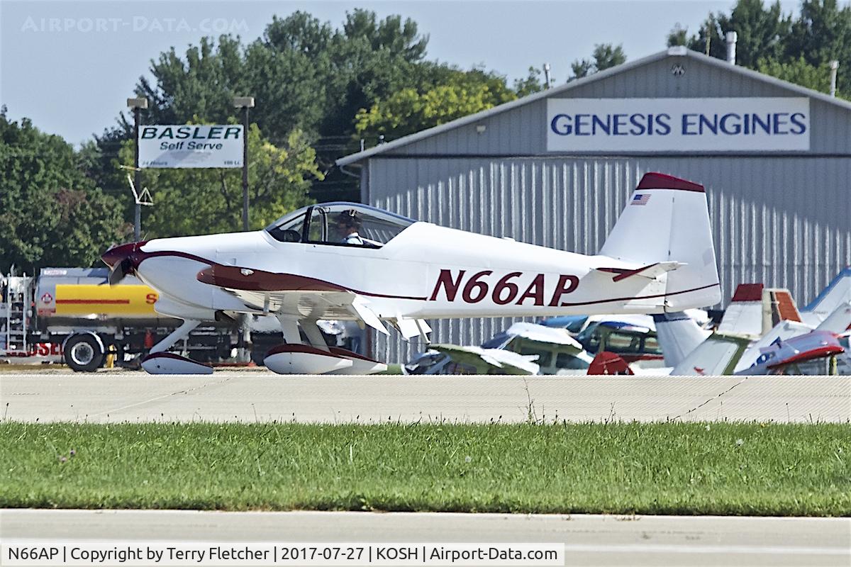 N66AP, 2001 Vans RV-6A C/N 23209, At 2017 EAA AirVenture at Oshkosh