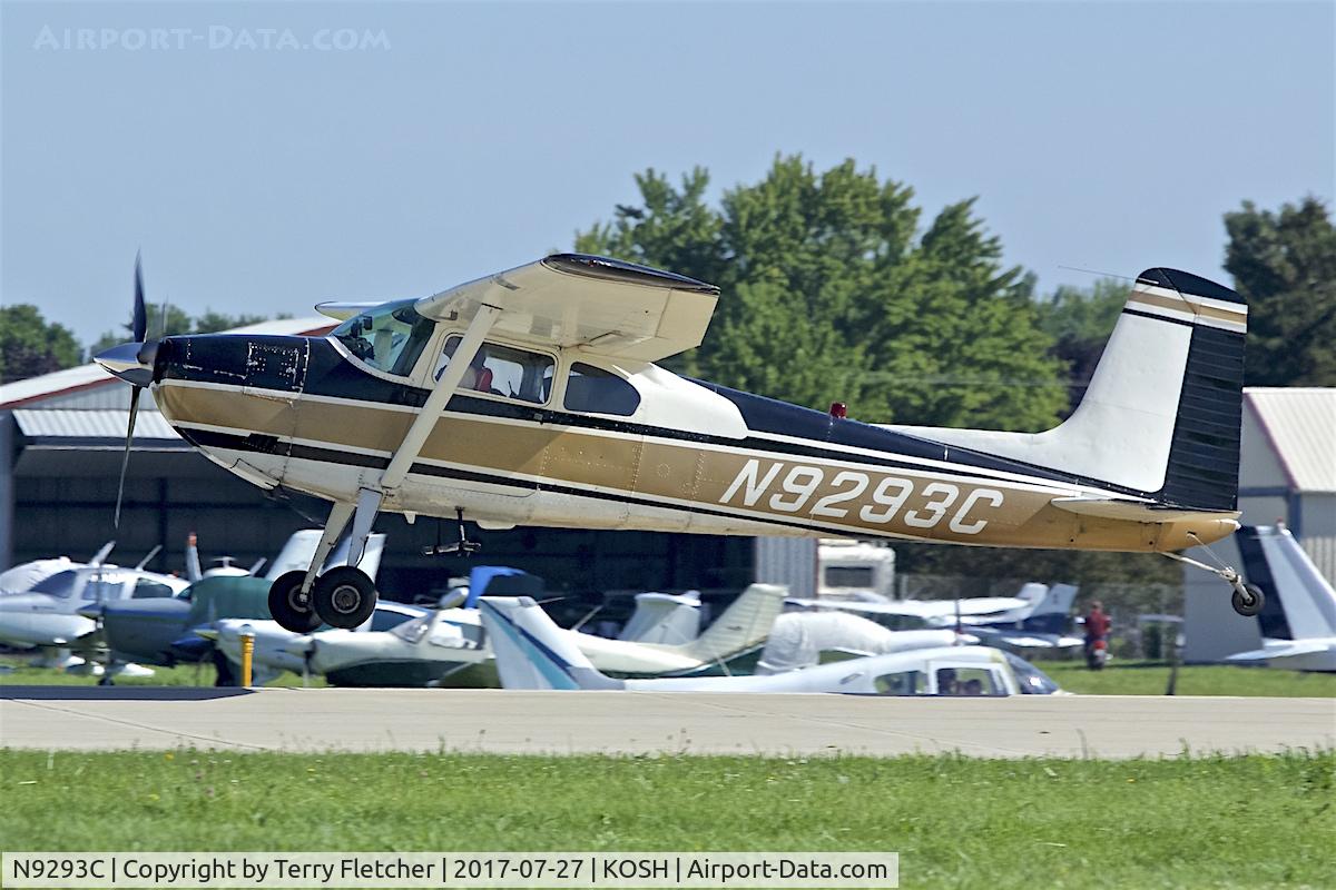 N9293C, 1955 Cessna 180 C/N 31392, At 2017 EAA AirVenture at Oshkosh