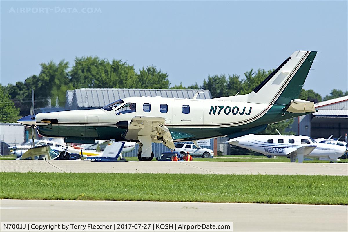 N700JJ, 2002 Socata TBM-700 C/N 242, At 2017 EAA AirVenture at Oshkosh