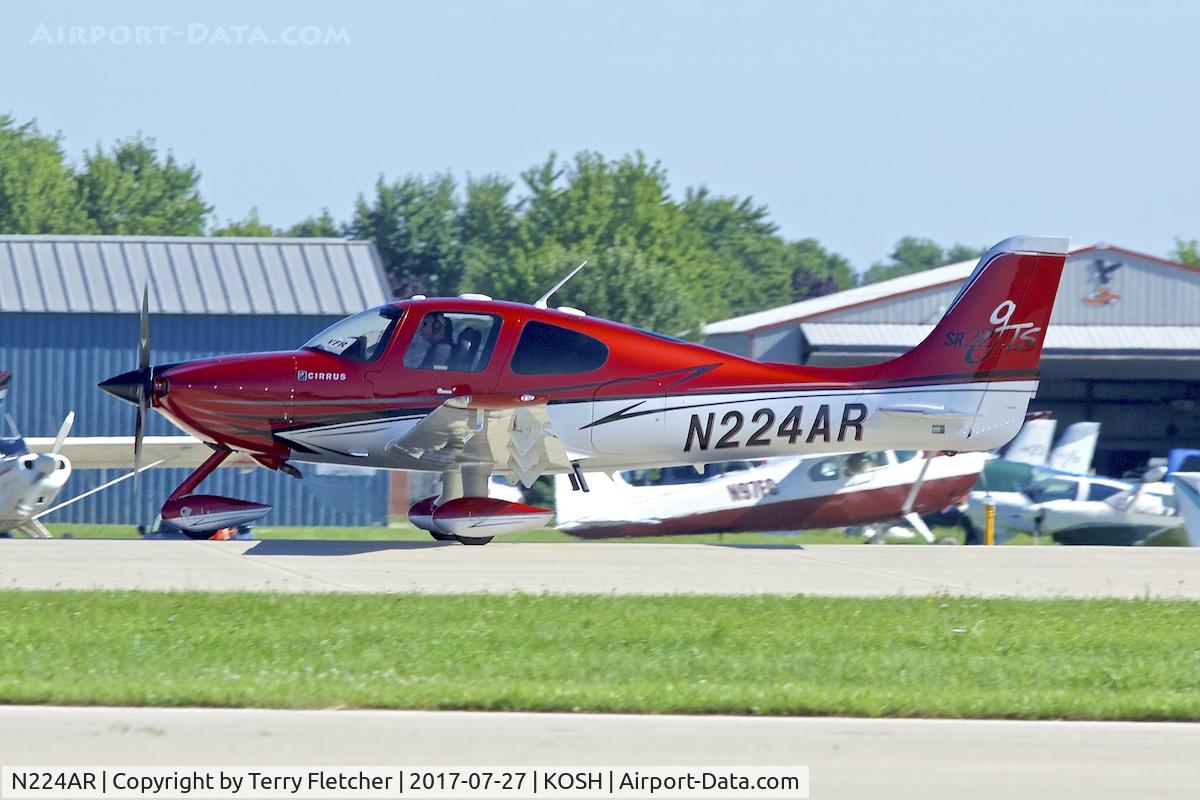 N224AR, 2001 Cirrus SR22 GTS C/N 0137, At 2017 EAA AirVenture at Oshkosh