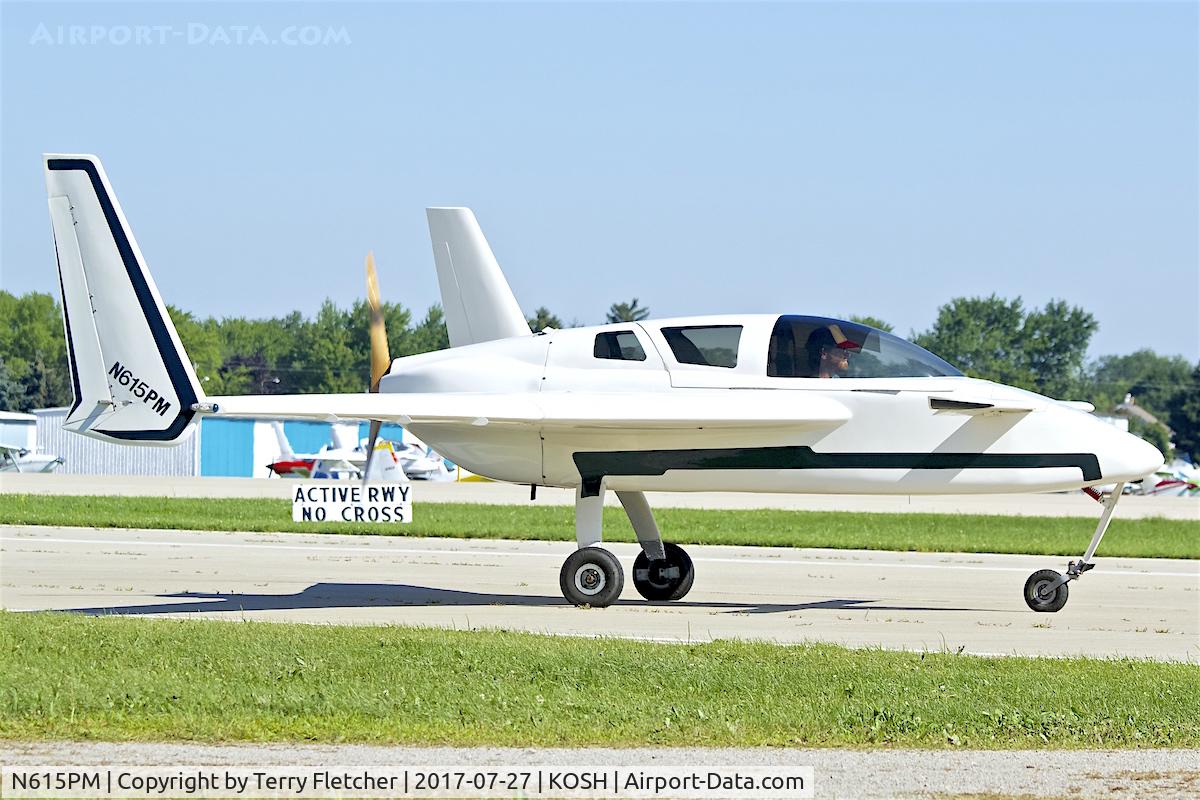 N615PM, 1993 Co-Z Cozy Mark IV C/N MK0051, At 2017 EAA AirVenture at Oshkosh