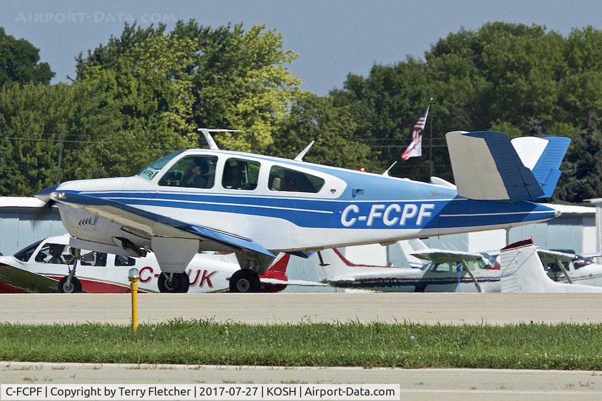 C-FCPF, 1977 Beech V35B Bonanza C/N D-10022, At 2017 EAA AirVenture at Oshkosh