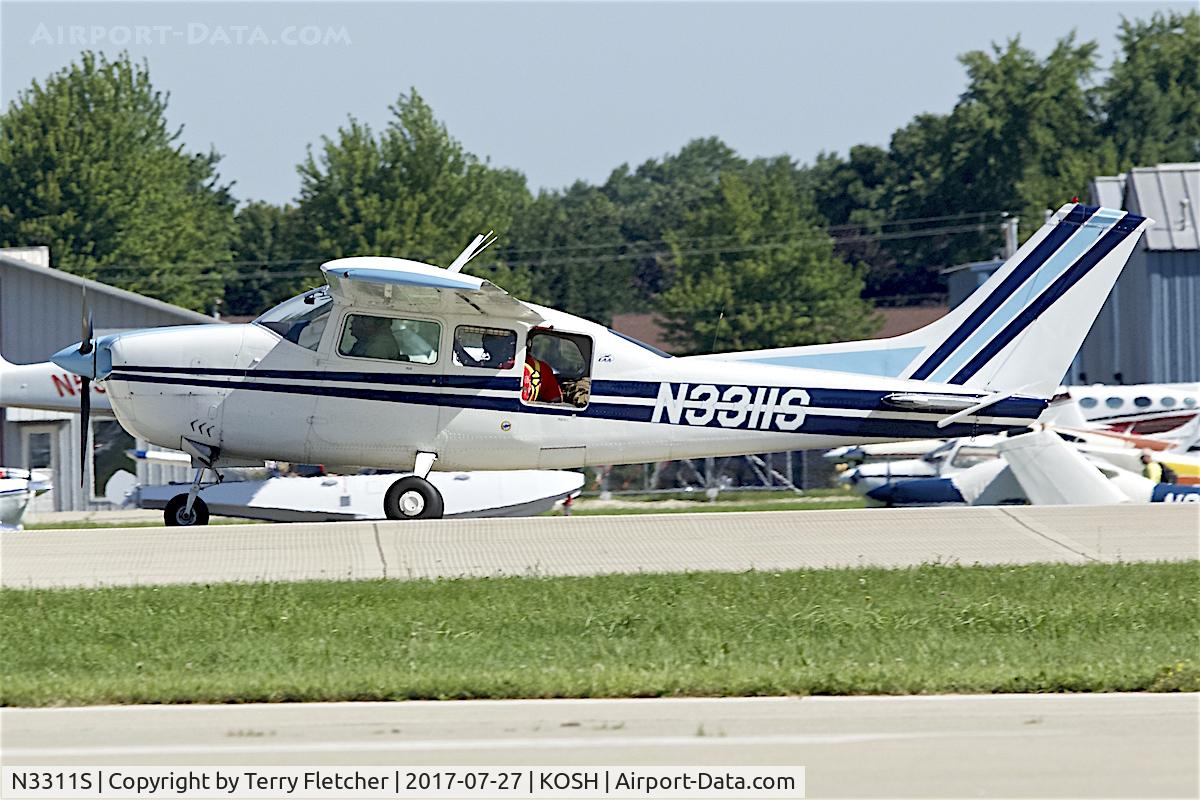 N3311S, 1969 Cessna 210J Centurion C/N 21059111, At 2017 EAA AirVenture at Oshkosh