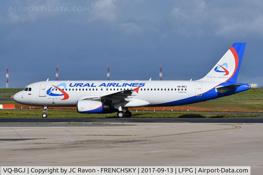VQ-BGJ, 2005 Airbus A320-232 C/N 2376, Ural Airlines U6709 from Yekaterinburg (SVX)