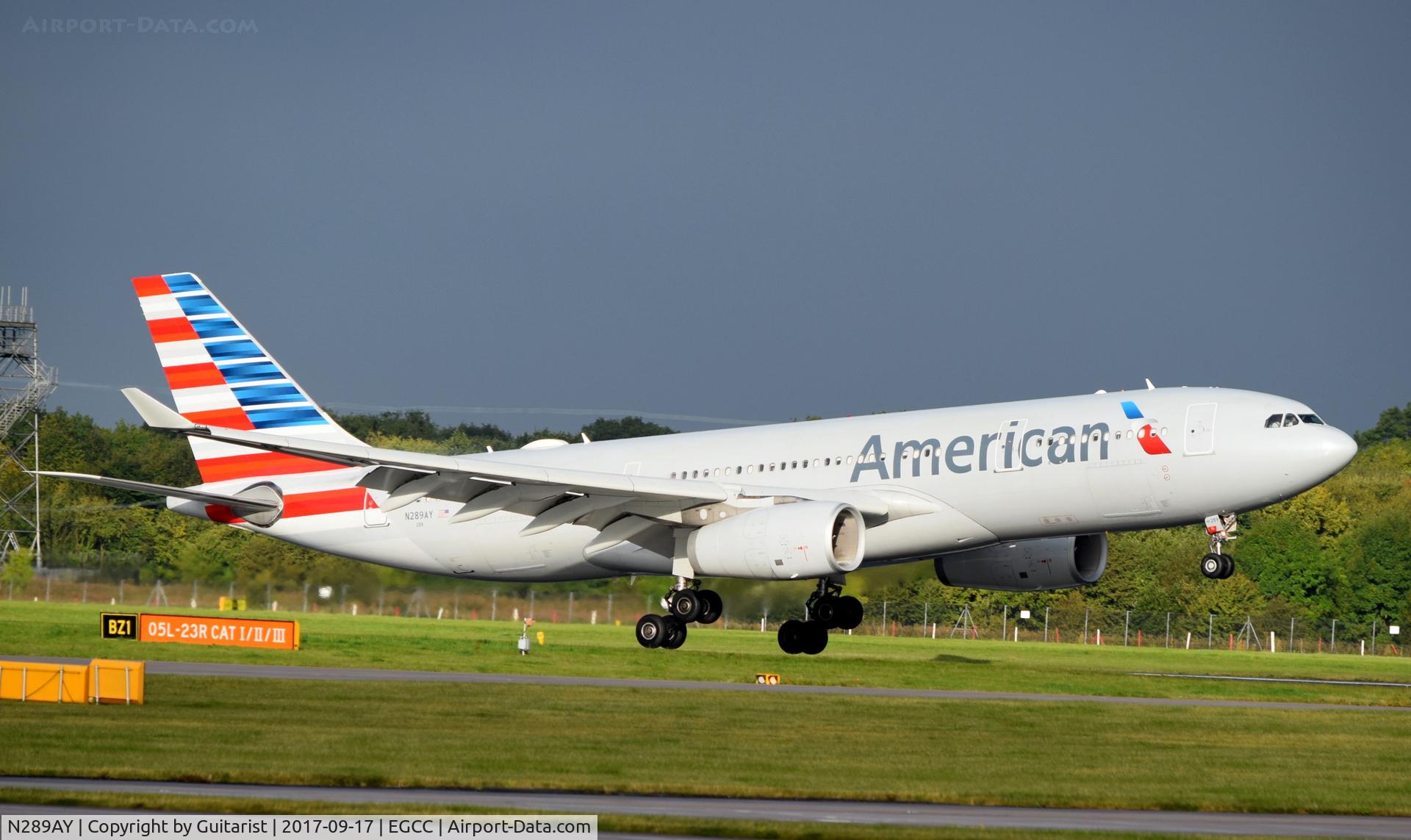 N289AY, 2013 Airbus A330-243 C/N 1455, At Manchester
