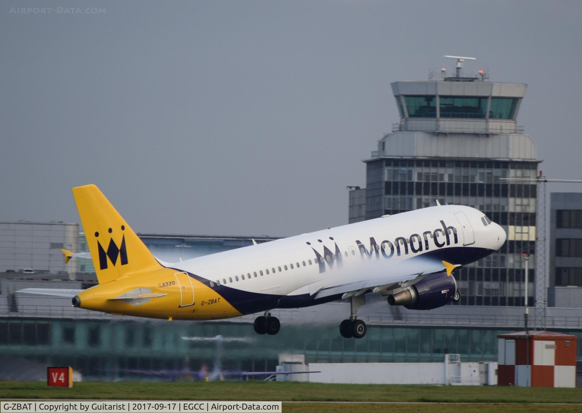 G-ZBAT, 2007 Airbus A320-214 C/N 3278, At Manchester