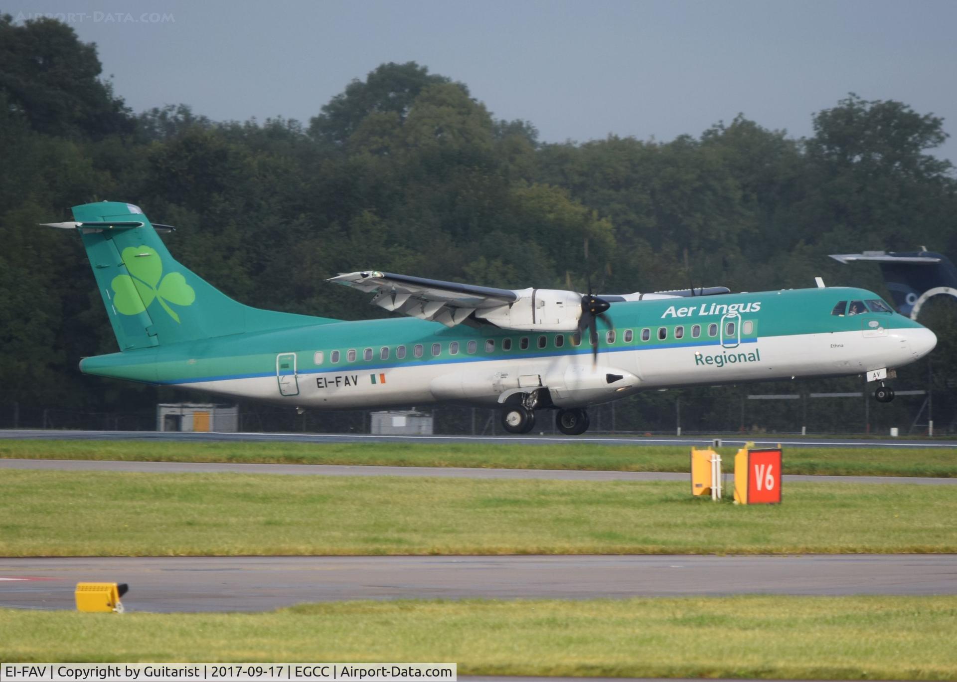 EI-FAV, 2013 ATR 72-600 (72-212A) C/N 1105, At Manchester
